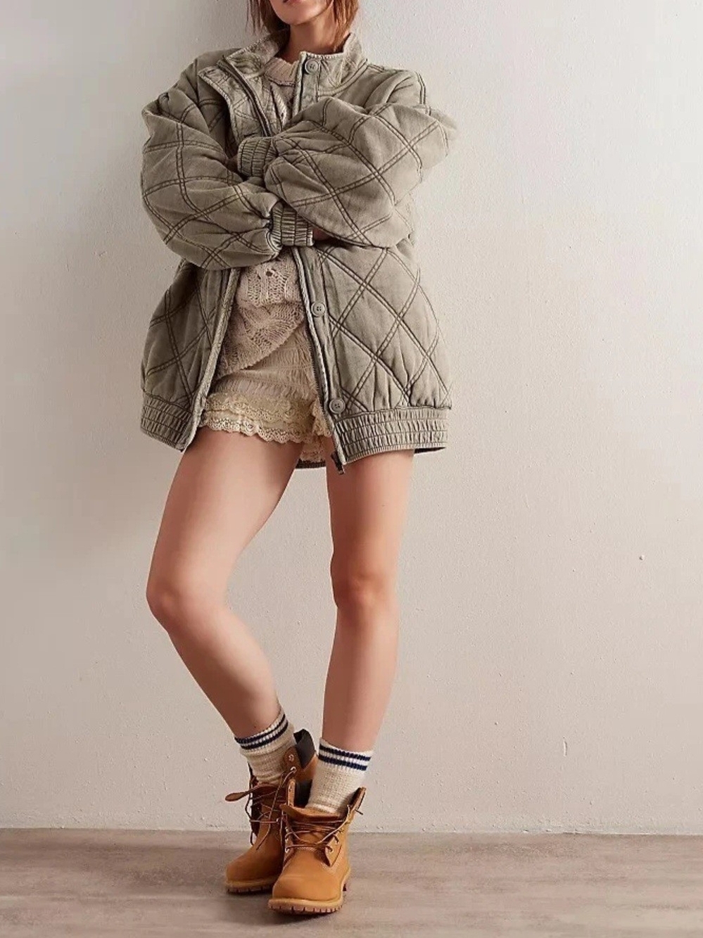 Free People Juno Quilted Jacket
